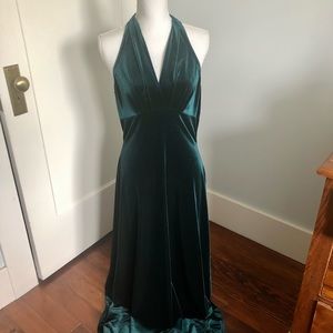 Vintage Teal Maxi Dress